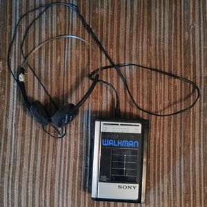 Sony Walkman Cassette Player - Silver and Black